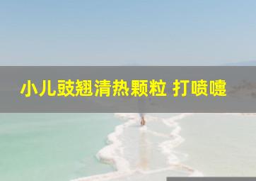 小儿豉翘清热颗粒 打喷嚏